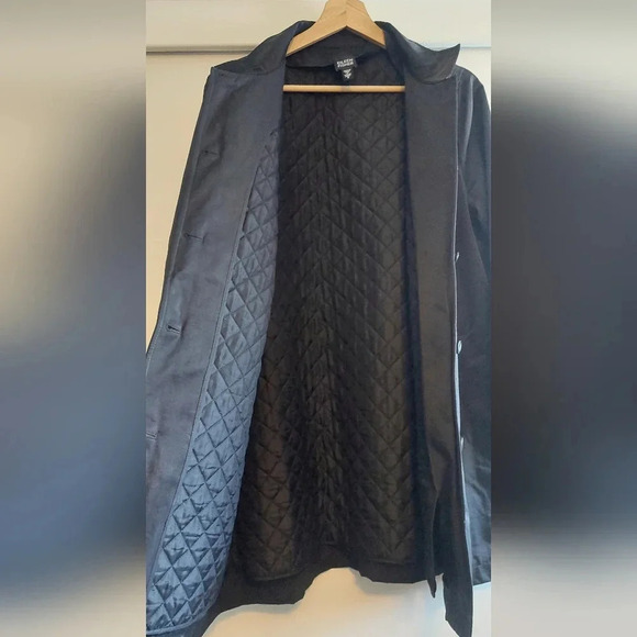 Eileen Fisher Jacket Like new Small Silk inner Minimalist Neutral Outdoors - Picture 8 of 9